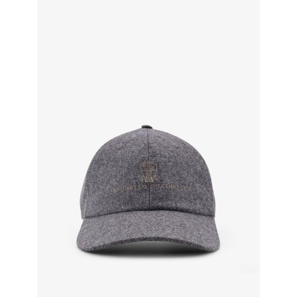 Brunello Cucinelli Men Virgin Wool Baseball Hat